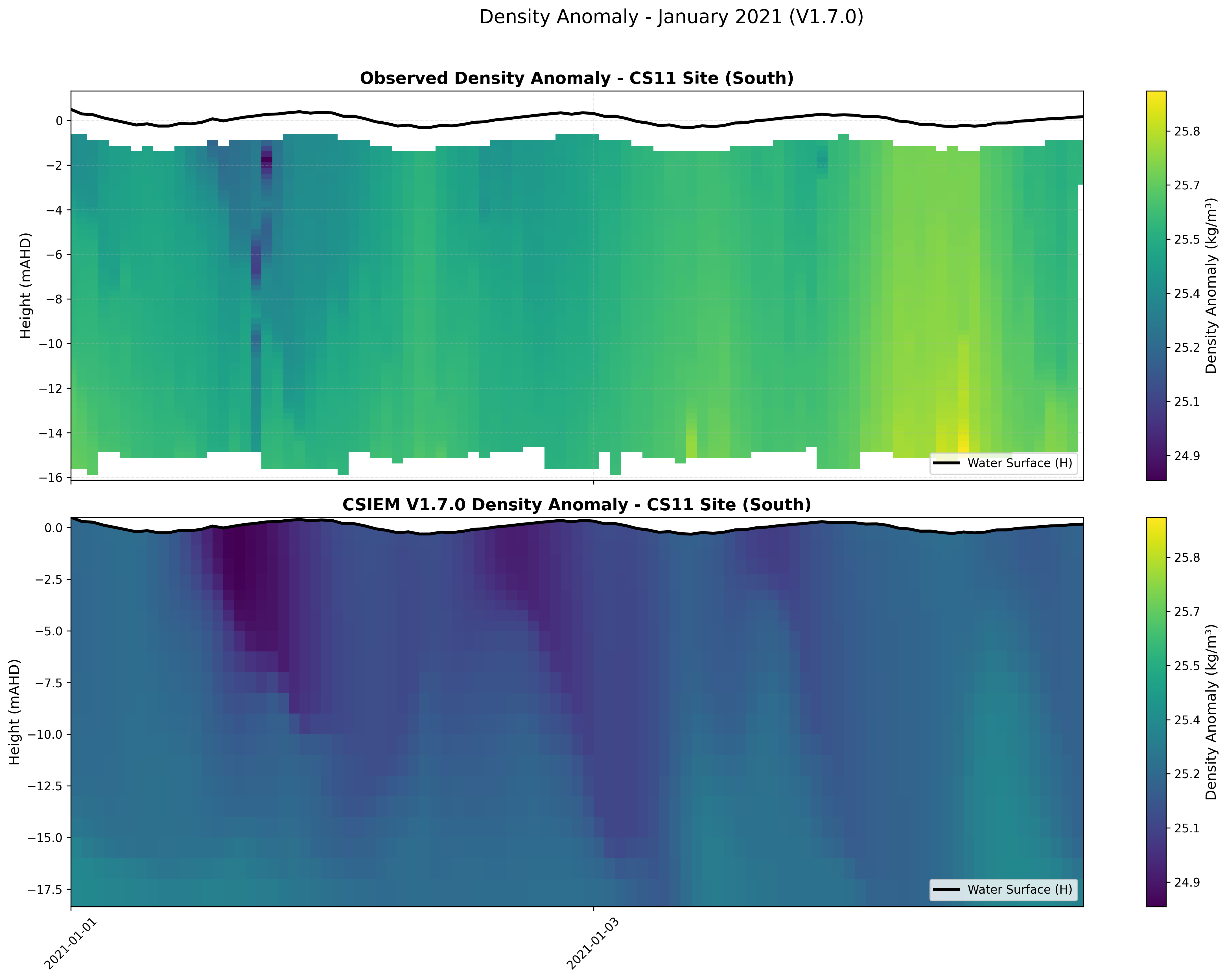 CS11 Site (South) — Density Anomaly — Jan 2021